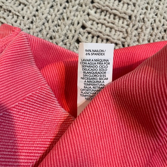 JoyLab - Bright Salmon Ribbed Leggings - Small - Picture 5 of 6